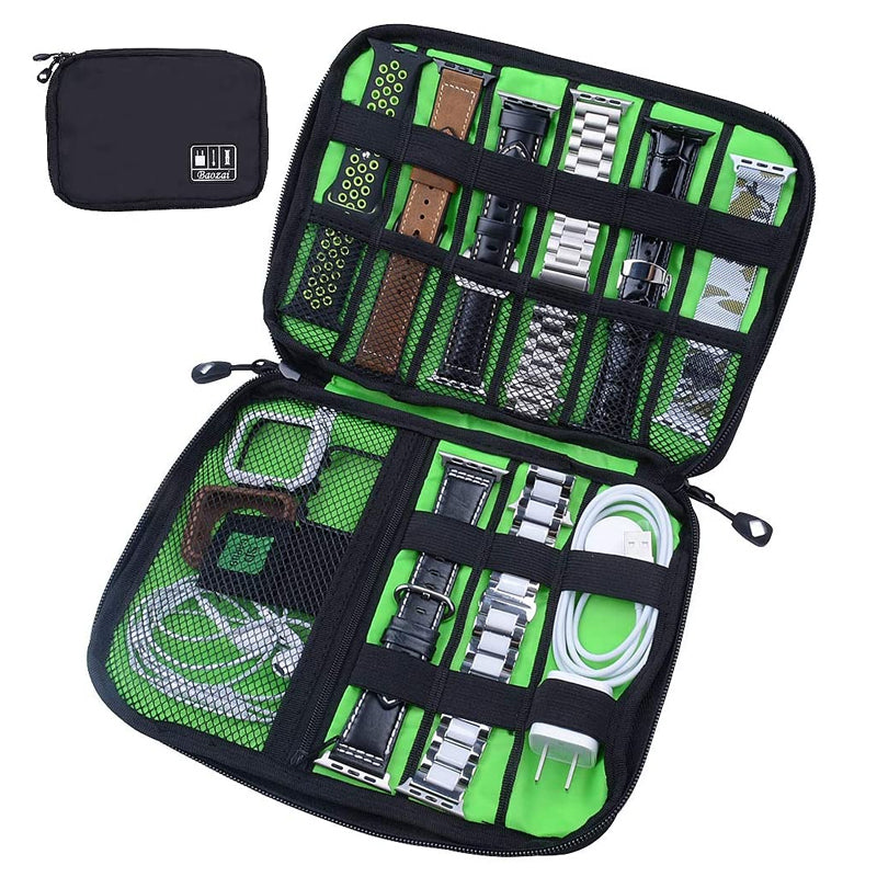Premium Aufbewahrungstasche für MacBook & Laptop-Zubehör – Passend für 13", 14", 16" Geräte – Reise-Organizer für externe Festplatte, U-Disk, SSD, Ladegerät, Kopfhörer, Kabel & mehr | Kompakt & Wasserabweisend