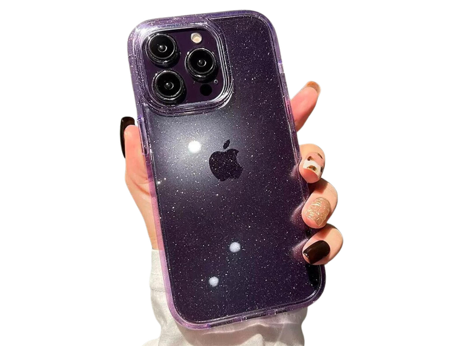 Luxus Bling Glitzer Transparente Stoßfeste Hülle für Apple iPhone 16/15/14/13/12 Pro Max Plus Mini | Stilvoll & Schützend