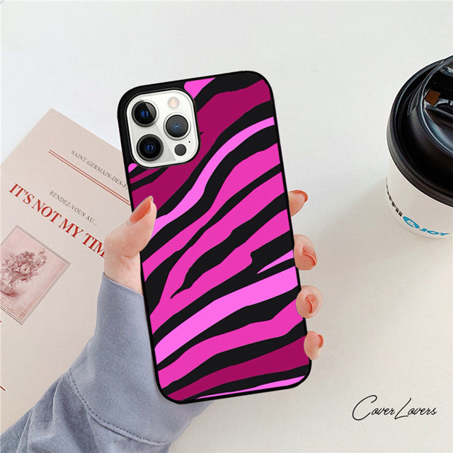 Premium Zebra-Muster Glitzer iPhone-Hülle | MagSafe-Case mit Rundumschutz & Kameralinsenschutz für Apple iPhone 16/16e, 15, 14, 13, 12 Pro Max, Pro, Plus & Mini Cover | Panzertasche & Stoßstangenabdeckung Handyhülle | Hochwertige Schutzhülle