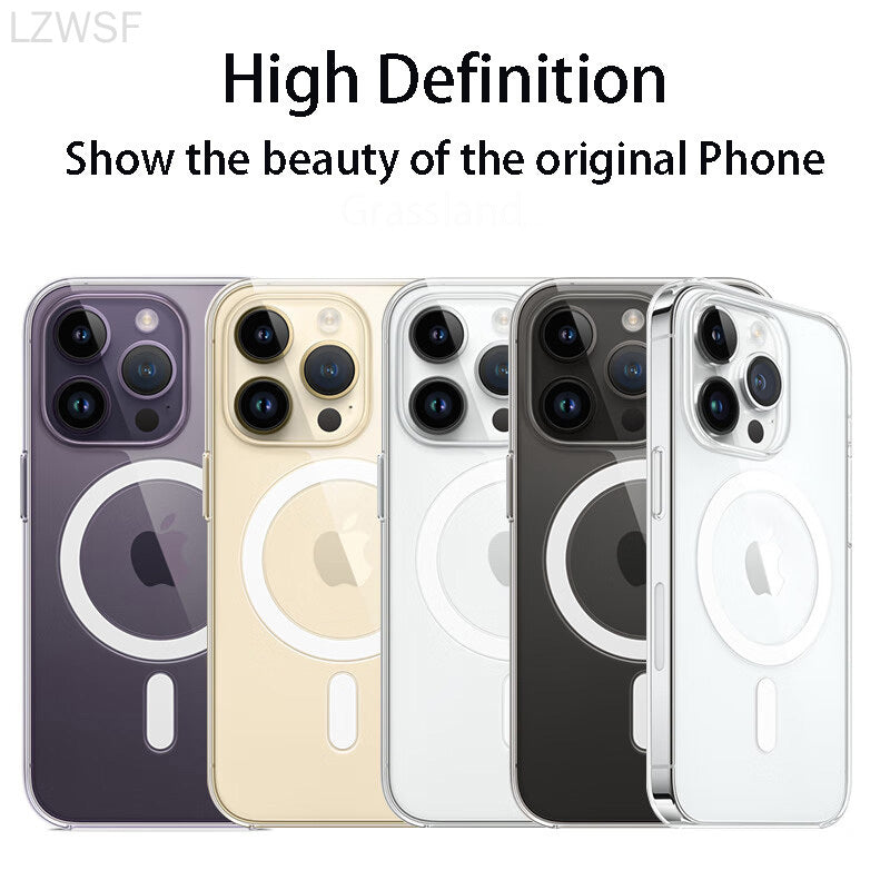 Premium MagSafe-kompatibles Metallplatten-Kabelloses Ladegerät | Smartphones, Apple iPhone, Samsung, iOS & Android Magnetisches Schnellladegerät Zubehör-4er-Set
