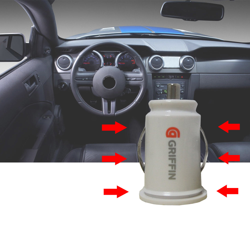Hochwertiges 200W Mini-Autoladegerät mit Schnellladefunktion für Smartphones, Apple iPhone, Samsung, iOS & Android  Xiaomi, Huawei | QC 3.0 PD, USB Typ C Autotelefonladegerät