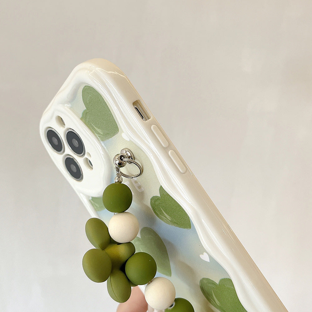 Schöne Weiße Herz-Design Make-up Spiegel iPhone Hülle | MagSafe-kompatible Schutzhülle mit Rundumschutz und Kameralinsenschutz für Apple iPhone 16/16e, 15, 14, 13, 12 Pro Max, Pro, Plus & Mini Cover | Panzertasche und Stoßstangenabdeckung