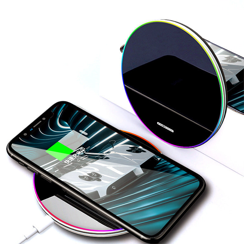 Kabelloses Ladegerät Pad 30 W Schnellladung für Smartphones, Apple iPhone, Samsung, iOS & Android AirPods Pro | Premium-Ladegerät für Smartphone
