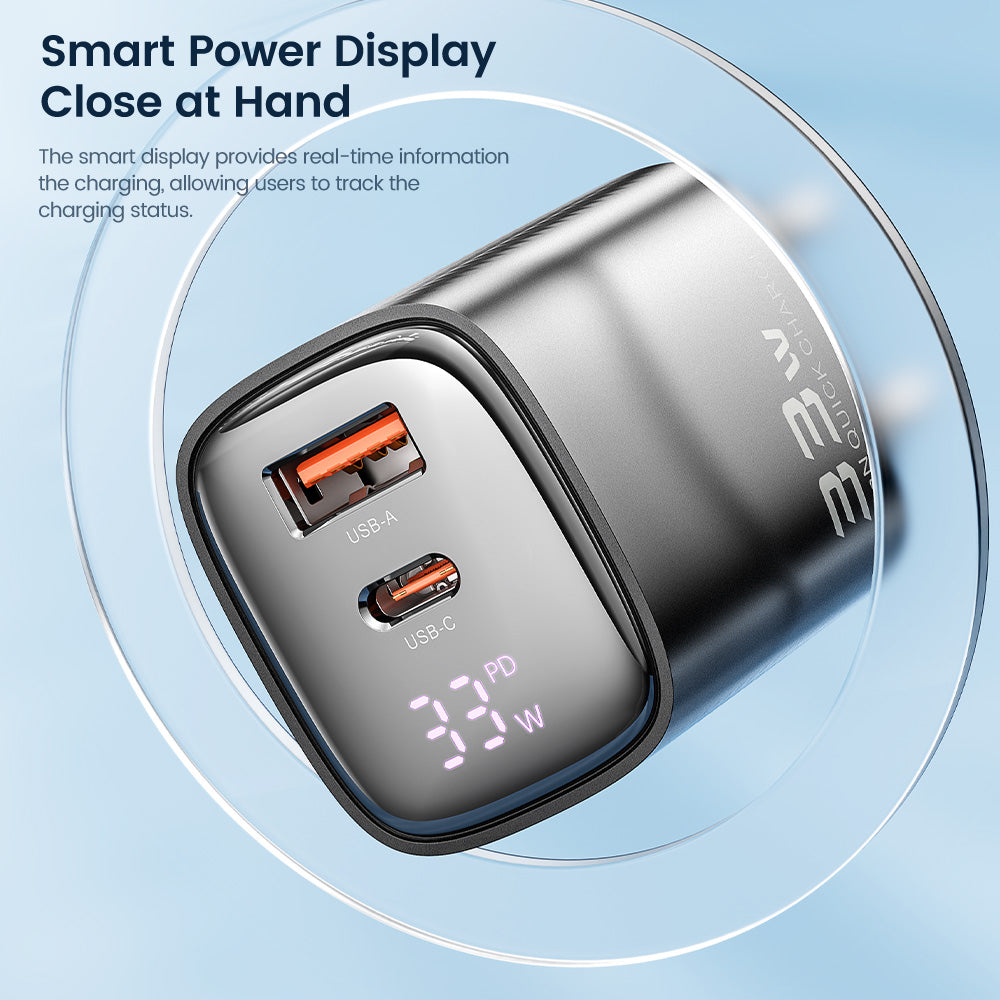 Premium Tech GAN USB Typ C Ladegerät 65W 45W PPS PD QC 4.0 | Schnellladegerät für Smartphones, Apple iPhone, Samsung, iOS & Android, MacBook, Laptop, iPad, AirPods, Tablet