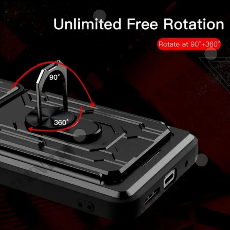 Hochwertiges Flüssige Silikon-Kartenhalterung Ring Magnetständer iPhone Hülle | MagSafe Case mit Rundumschutz und Kameralinsenschutzabdeckung für Apple iPhone 16/15/14/13/12 Pro Max Plus Mini Cover | Panzertasche Handyhülle | Premium Wallet Schutzhülle