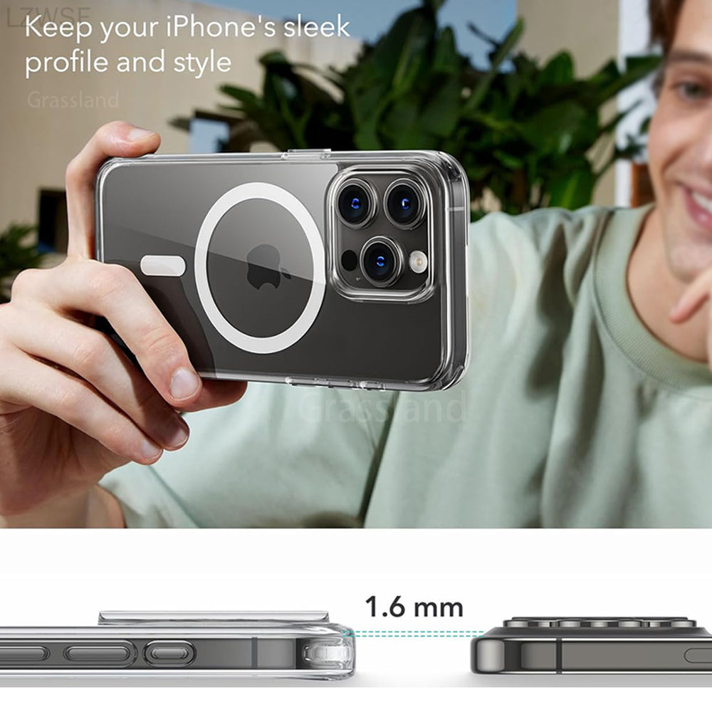 Premium MagSafe-kompatibles Metallplatten-Kabelloses Ladegerät | Smartphones, Apple iPhone, Samsung, iOS & Android Magnetisches Schnellladegerät Zubehör-4er-Set