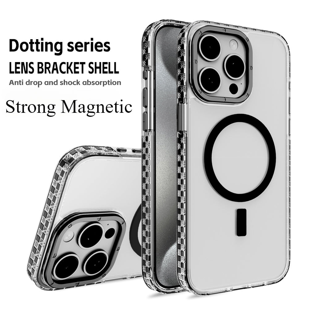 Premium MagSafe-kompatibles Metallplatten-Kabelloses Ladegerät | Smartphones, Apple iPhone, Samsung, iOS & Android Magnetisches Schnellladegerät Zubehör-4er-Set