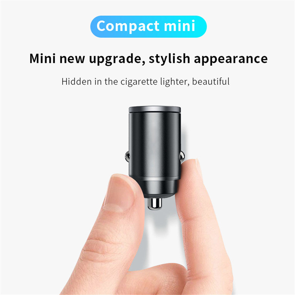 Hochwertiges 200W Mini-Autoladegerät mit Schnellladefunktion für Smartphones, Apple iPhone, Samsung, iOS & Android  Xiaomi, Huawei | QC 3.0 PD, USB Typ C Autotelefonladegerät