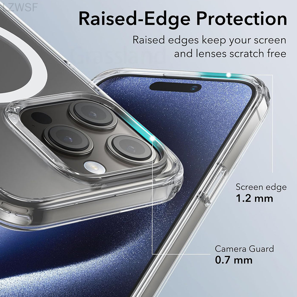 Premium MagSafe-kompatibles Metallplatten-Kabelloses Ladegerät | Smartphones, Apple iPhone, Samsung, iOS & Android Magnetisches Schnellladegerät Zubehör-4er-Set