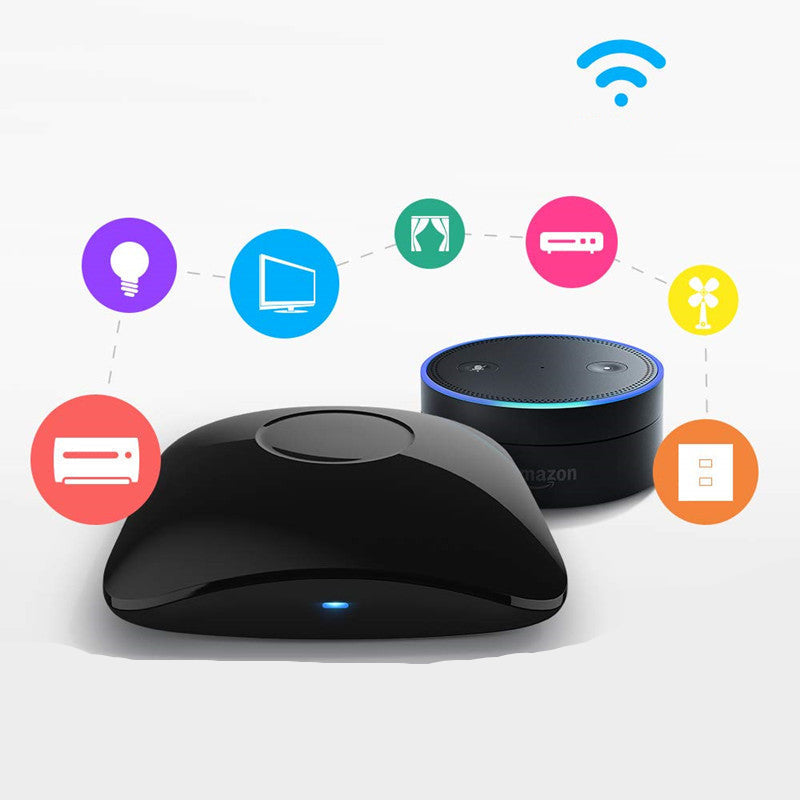 Premium Universal Intelligente Fernbedienung für Smartphone, Laptop, Tablet, PC, Apple iPhone, iPad, MacBook, iOS, Android, Samsung Smart Home, WiFi IR RF Schalter, Kompatibel mit Alexa und mehr | Limitierte Auflage