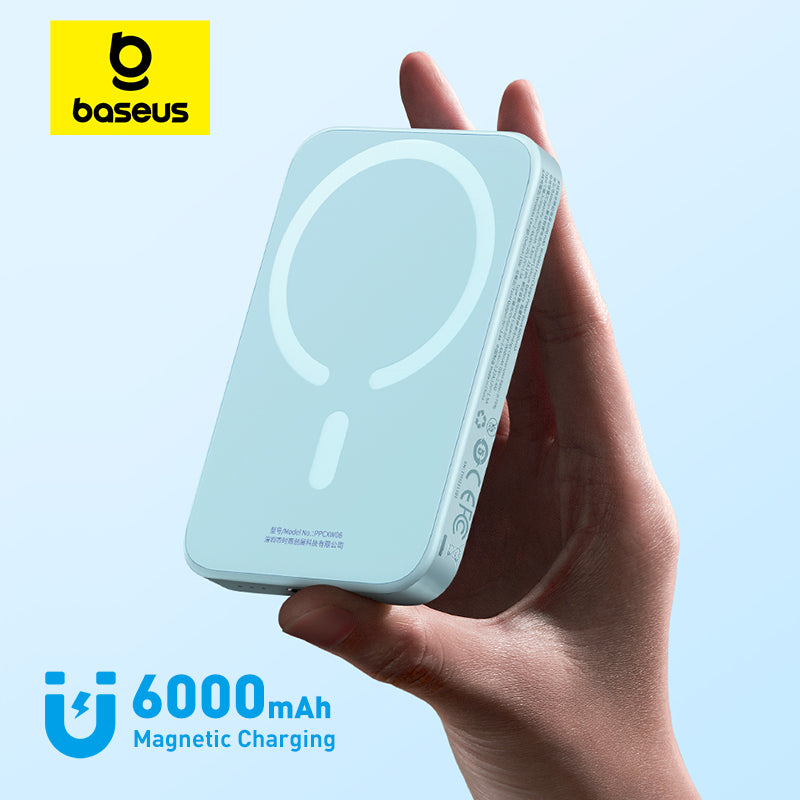 Premium Mini Magsafe Power Bank 20000mAh – Magnetisches Drahtloses Schnellladen für Smartphones, Apple iPhone, Samsung, iOS & Android