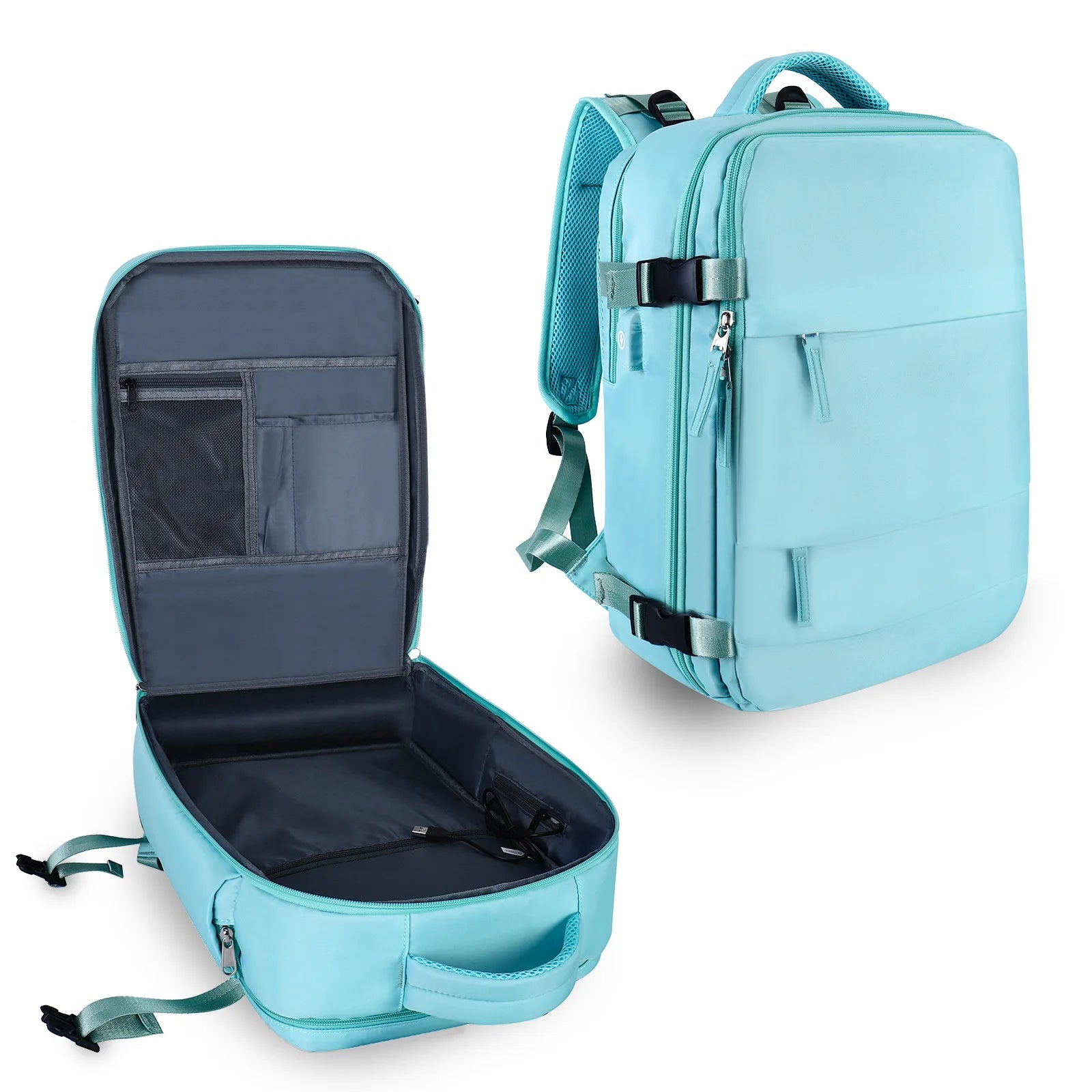 Premium Laptop-Rucksack Unisex Herren & Damen – Limited Edition Business Rucksack wasserdicht mit USB-Anschluss, erweiterbar, großer Stauraum, für MacBook & Laptop 13–17 Zoll – Arbeit, Uni, Reisen, Alltag
