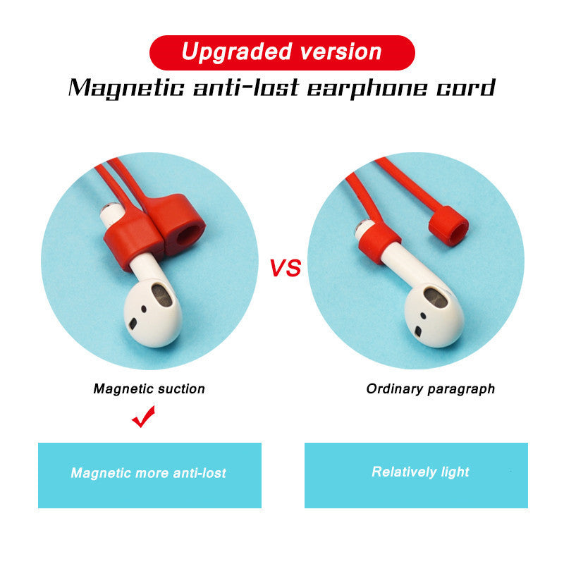 Premium Silikon Anti-Verlust Kopfhörerhalter für Apple AirPods4/3/2/1 and Pro Series 2024/2022/2021/2019/2016 & Pro: Hochwertiges Bluetooth Nackenband-Kabel - Sicher & Stilvoll für Kabellose Ohrhörer