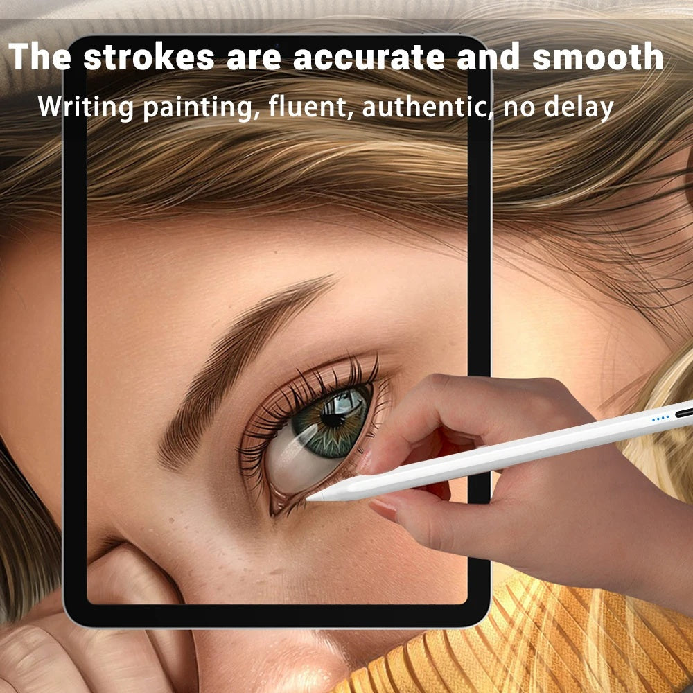 Premium Universal-Stylus: Touchstift für iPad Series: Tablet, Smartphones, Laptop & Handy, kompatibel mit Apple iPhone, MacBook, iPad, Xiaomi, Huawei, iOS, Android & Windows - Präziser Eingabestift