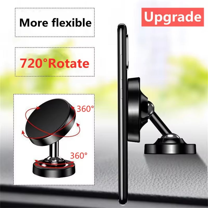 Luxus Auto-Handyhalter mit Magnet: GPS Handyhalterung für Apple iPhone 15/14/13/12 Pro Max/Plus/Mini, Xiaomi Samsung, OnePlu