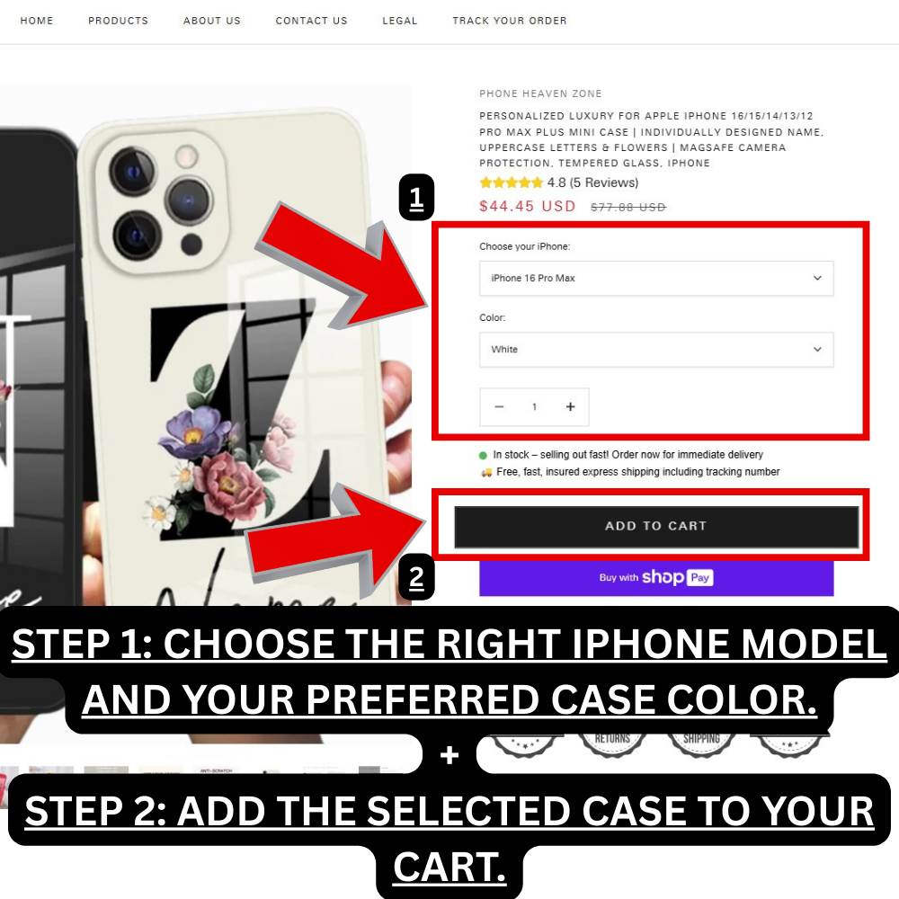 Personalisierte Luxus iPhone Hülle für Apple iPhone 16/16e, 15, 14, 13, 12 Pro Max, Pro, Plus & Mini Cover | Individueller Name, Initialen, Symbole & Zahlen | MagSafe Kompatibel | Kameraschutz | Gehärtetes Glas | Premium Schutzhülle