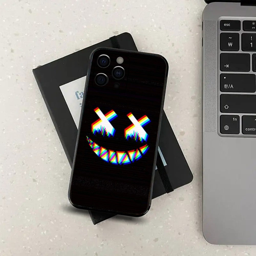 Premium Robuste Teufel Bad Boy Design iPhone Hülle | MagSafe-Case mit Rundumschutz & Kameralinsenschutz für Apple iPhone 16/15/14/13/12 Pro Max, Pro, Plus, e & Mini Cover | Stoßfeste Handyhülle mit Panzertasche & Stoßstangenabdeckung