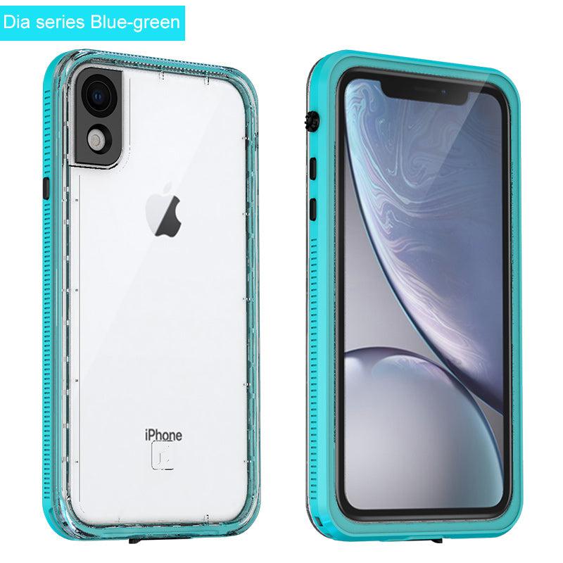 Premium IP68 Militärpanzer Unterwasserhülle MagSafe Apple iPhone 17/17 Air, 16/16e, 15, 14, 13 Pro Max Plus Mini Case- Wasserdicht für Tauchen und Schwimmen | 360° Vollschutz Cover, Magnetische Adsorption, Stoßfest, Kameraschutz, Stilvolle Schutzhülle