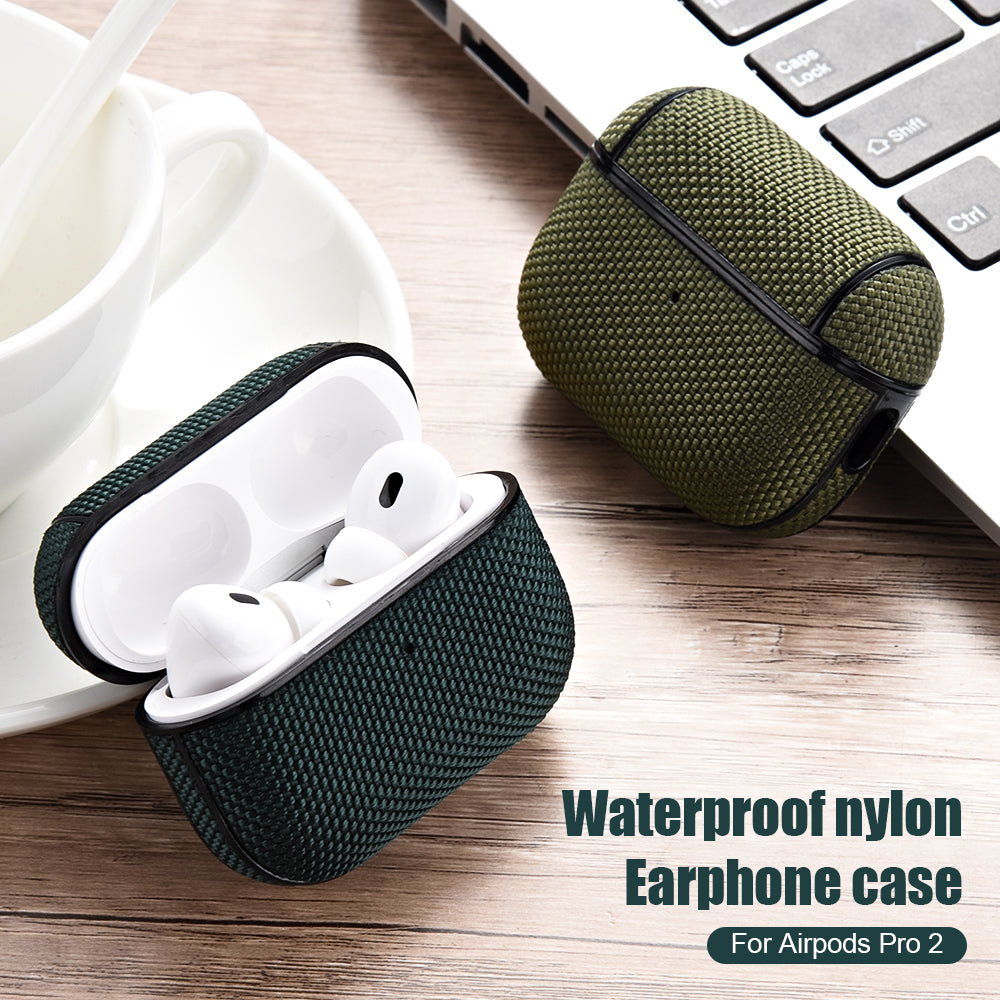 Premium MagSafe Nylon Kopfhörer-Hülle | Wasserdicht & Stoßfest | Für Apple AirPods Max/Pro 4/3/2/1 and Pro Series 2024/2022/2021/2019/2016  & USB-C Earbuds