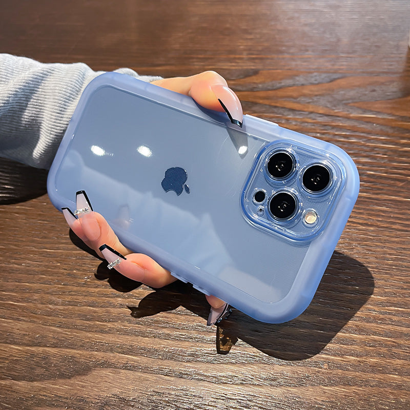 Hochwertige stoßfeste Silikon-Stoßstangen, klare iPhone-Hülle | MagSafe Case mit Kameraschutzabdeckung für Apple iPhone 16/15/14/13/12 Pro Max Plus Mini Cover | Panzertasche, transparente Stoßstangenabdeckung Handyhülle | Silikon-Softcover-Schutzhülle