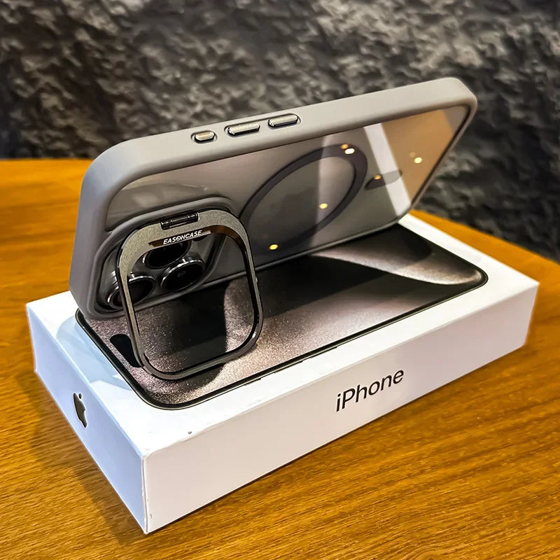 Premium iPhone Hülle Klar HD | Magnetische MagSafe & Kabelloses Laden | Stoßfeste Transparente Hybrid Rüstung mit Kameraobjektiv-Schutz für Apple iPhone 16/16e, 15, 14, 13, 12 Pro Max, Pro, Plus & Mini