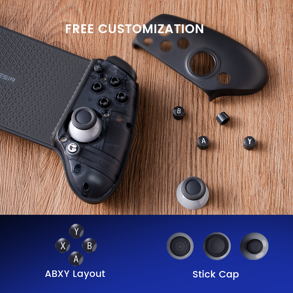 Hochwertiges G8 Galileo Typ C Gamepad: Handy-Controller mit Hall-Effekt-Stick für Smartphone, Apple iPhone, iOS, Android, Samsung, PS Remote Play, Cloud-Gaming | Limitierte Auflage