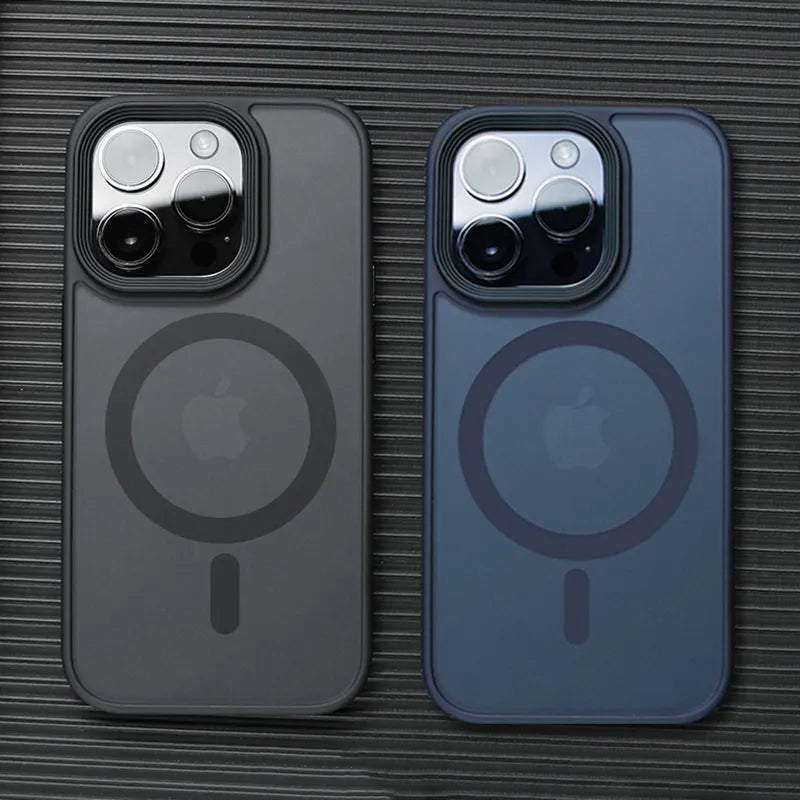 Premium iPhone Hülle Klar HD | Magnetische MagSafe & Kabelloses Laden | Stoßfeste Transparente Hybrid Rüstung mit Kameraobjektiv-Schutz für Apple iPhone 16/16e, 15, 14, 13, 12 Pro Max, Pro, Plus & Mini