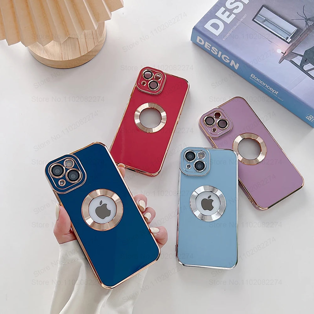 Luxus Apple iPhone Hülle | MagSafe kompatibel, Kameraobjektiv-Schutz, Displayschutz | Ultra Dünn, Stoßfest, Magnetisch, Rundum-Schutz Cover – Kristallklares Glas, Veredelte Kanten, Silikon-Design, Langlebig & Elegant