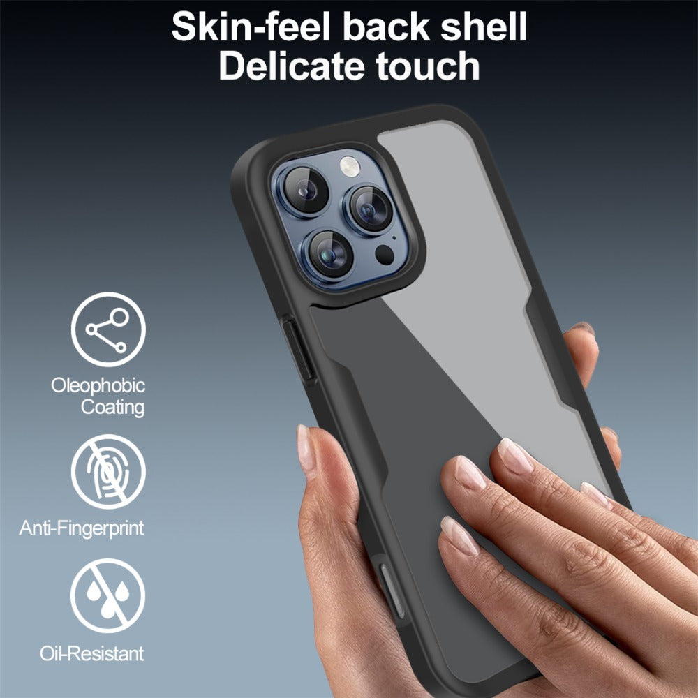 Hochwertige Transparente 360 Grad Silikon-Schutz iPhone Hülle mit MagSafe | Rundumschutz und Kameralinsenschutz für Apple iPhone 16/16e, 15, 14, 13, 12 Pro Max, Pro, Plus & Mini Cover | Panzertasche und Stoßstangenabdeckung | Hochwertige Handyhülle