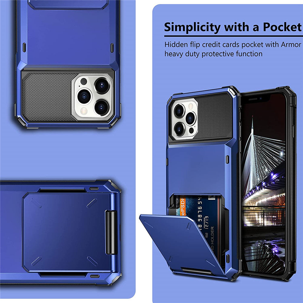 Hochwertige Brieftasche mit 4-Karten-Steckplatz Kreditkartenhalter Abdeckung iPhone Hülle | MagSafe Case Rundumschutz und Kameralinsenschutzabdeckung für Apple iPhone 16/15/14/13/12 Pro Max Plus Mini | Panzertasche Handyhülle | Premium Wallet Schutzhülle
