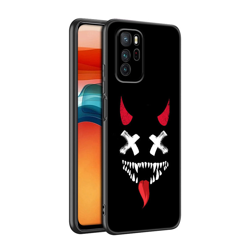 Premium Robuste Teufel Bad Boy Design iPhone Hülle | MagSafe-Case mit Rundumschutz & Kameralinsenschutz für Apple iPhone 16/15/14/13/12 Pro Max, Pro, Plus, e & Mini Cover | Stoßfeste Handyhülle mit Panzertasche & Stoßstangenabdeckung