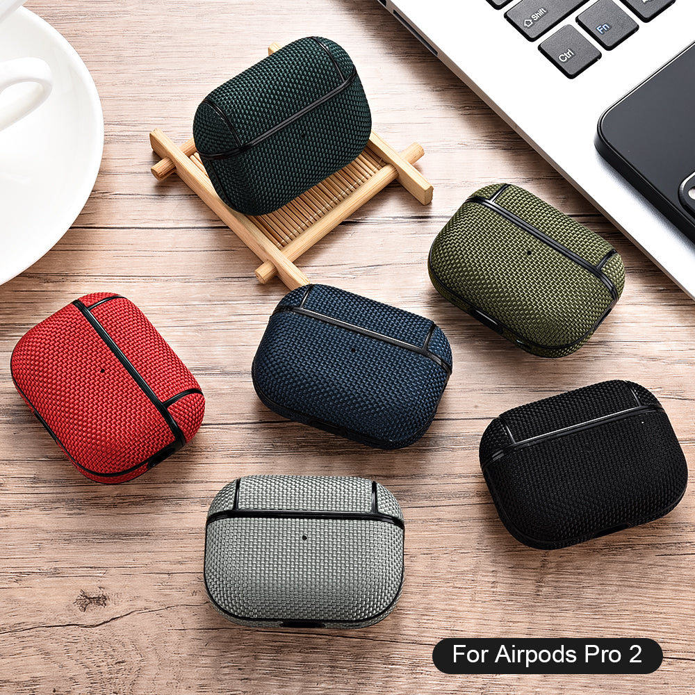 Premium MagSafe Nylon Kopfhörer-Hülle | Wasserdicht & Stoßfest | Für Apple AirPods Max/Pro 4/3/2/1 and Pro Series 2024/2022/2021/2019/2016  & USB-C Earbuds