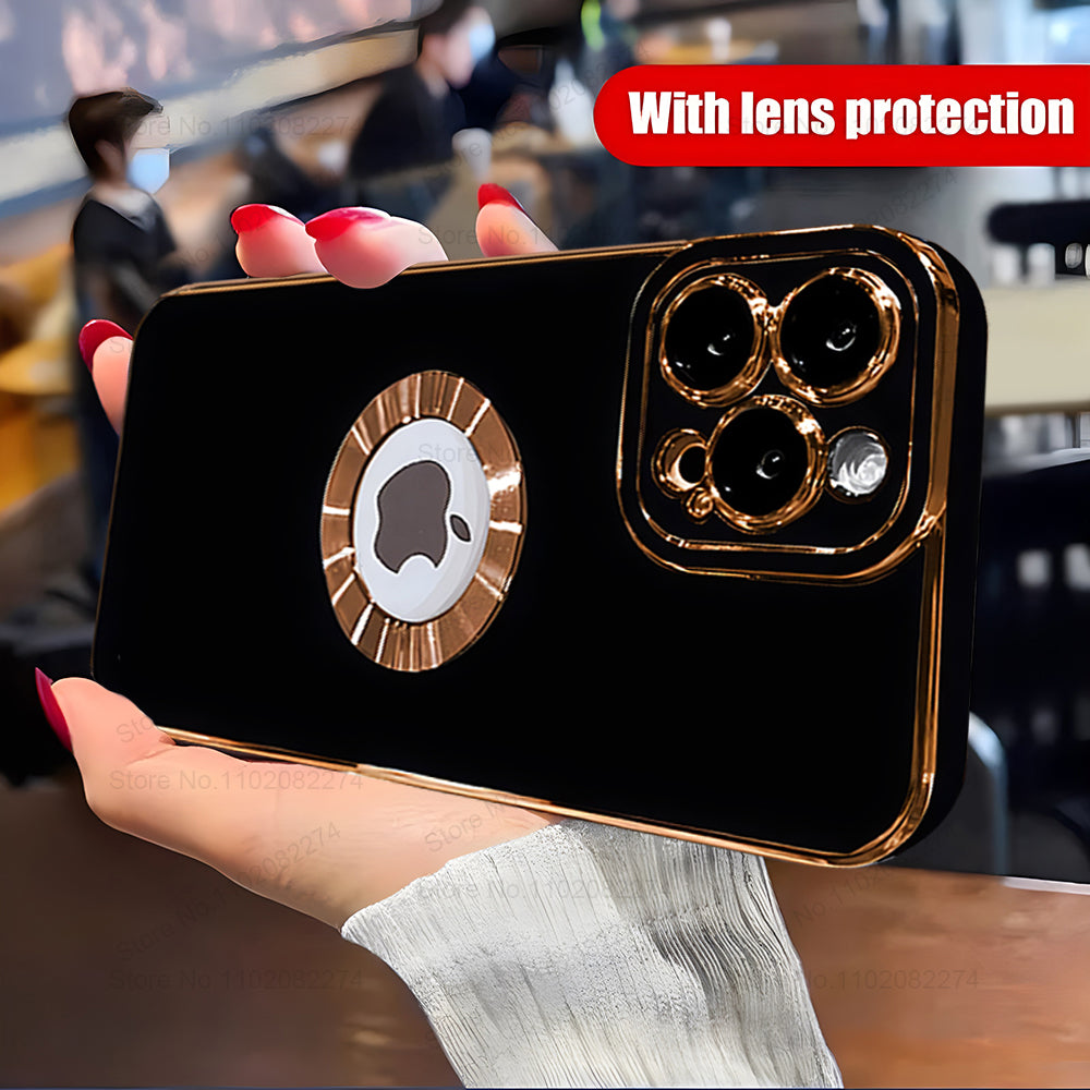 Luxus Apple iPhone Hülle | MagSafe kompatibel, Kameraobjektiv-Schutz, Displayschutz | Ultra Dünn, Stoßfest, Magnetisch, Rundum-Schutz Cover – Kristallklares Glas, Veredelte Kanten, Silikon-Design, Langlebig & Elegant