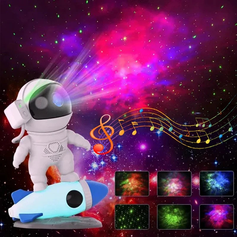 Premium Intelligenter Astronaut Bluetooth Lautsprecher | Kreativer Digitaler Smart Wecker FM Radio 