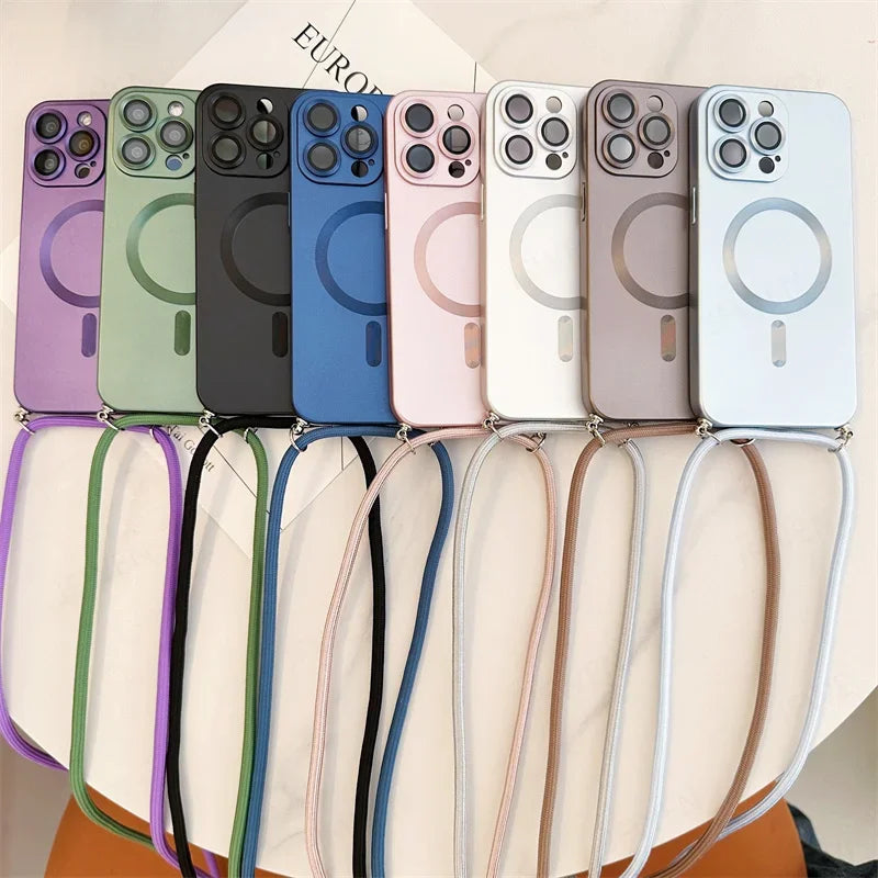 Flüssigsilikon Weiches TPU Kamera Schutzhülle MagSafe für Apple iPhone 16/15/14/13/12 Pro Max Plus Mini | Kabelloses Laden, Linsen- & Vollständiger 360° Schutz, Kratzfest, Wasserabweisend
