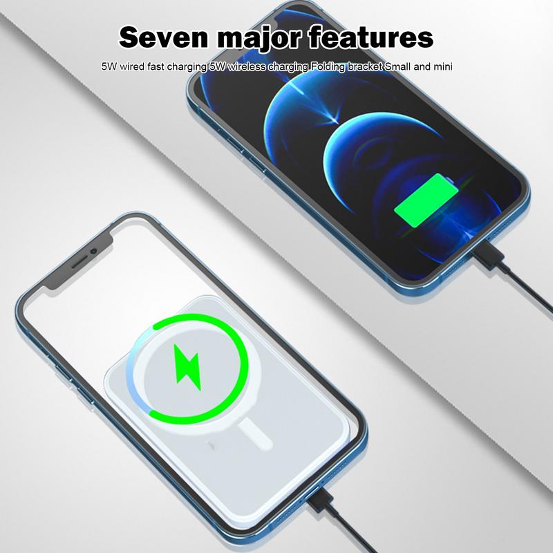 Premium 30W Magnetisches Auto Kabelloses Ladegerät MagSafe für Smartphones, Apple iPhone, Samsung, iOS & Android | Handyhalterung Auto Lüftung, Schnelles Aufladen