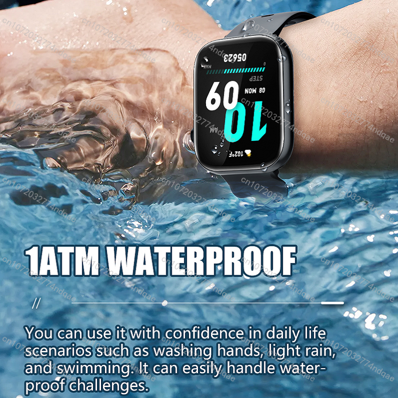 Premium Smartwatch Unisex – Fitnessuhr mit KI, Sprachanrufen, EKG, Blutzuckermessung, Gesundheitsüberwachung, IP68 wasserdicht, Schrittzähler, Puls- & Schlafmonitor, Benachrichtigungen & Sprachassistent – Für Damen & Herren