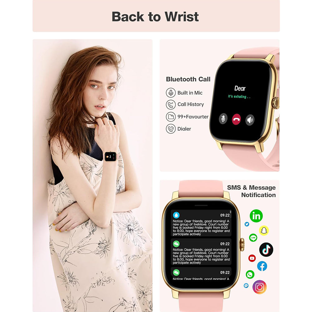Premium Smartwatch Unisex – Fitnessuhr mit KI, Sprachanrufen, EKG, Blutzuckermessung, Gesundheitsüberwachung, IP68 wasserdicht, Schrittzähler, Puls- & Schlafmonitor, Benachrichtigungen & Sprachassistent – Für Damen & Herren