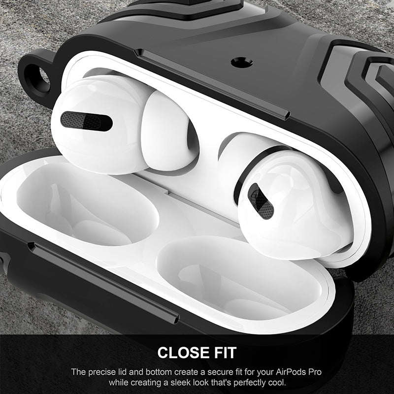Premium Stoßfeste Schutzhülle für AirPods Pro 4/3/2/1 and Pro Series 2024/2022/2021/2019/2016 & AirPods 3: Hochwertige Hülle für Drahtlose Bluetooth-Kopfhörer von Apple | Robuste Kopfhörerhülle