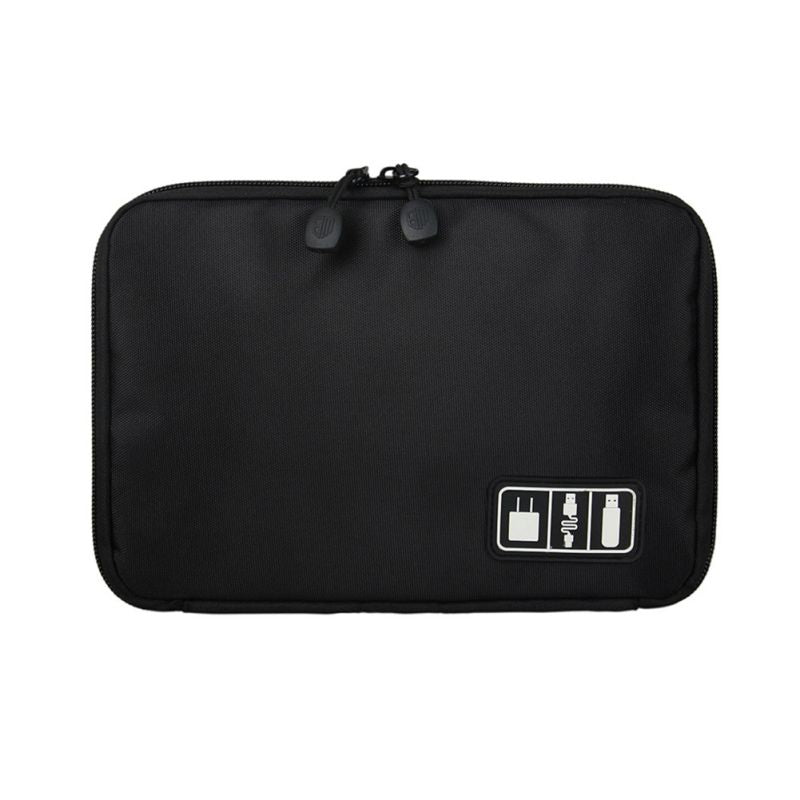 Premium Aufbewahrungstasche für MacBook & Laptop-Zubehör – Passend für 13", 14", 16" Geräte – Reise-Organizer für externe Festplatte, U-Disk, SSD, Ladegerät, Kopfhörer, Kabel & mehr | Kompakt & Wasserabweisend