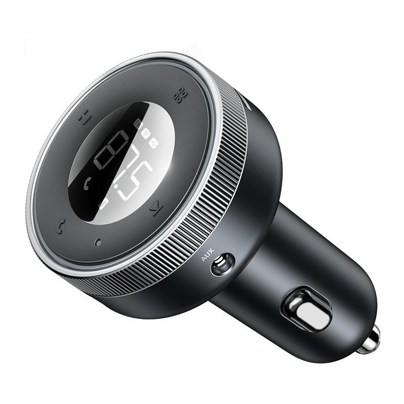 Hochwertiger FM-Transmitter, kabelloses Auto, Bluetooth 5.0, USB-Ladegerät, Auto-Aux-Radio, MP 3-Player, Musik, Freisprecheinrichtung Smartphones, Apple iPhone, Samsung, iOS & Android